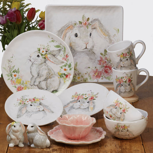 Certified International Sweet Bunny Oval Platter